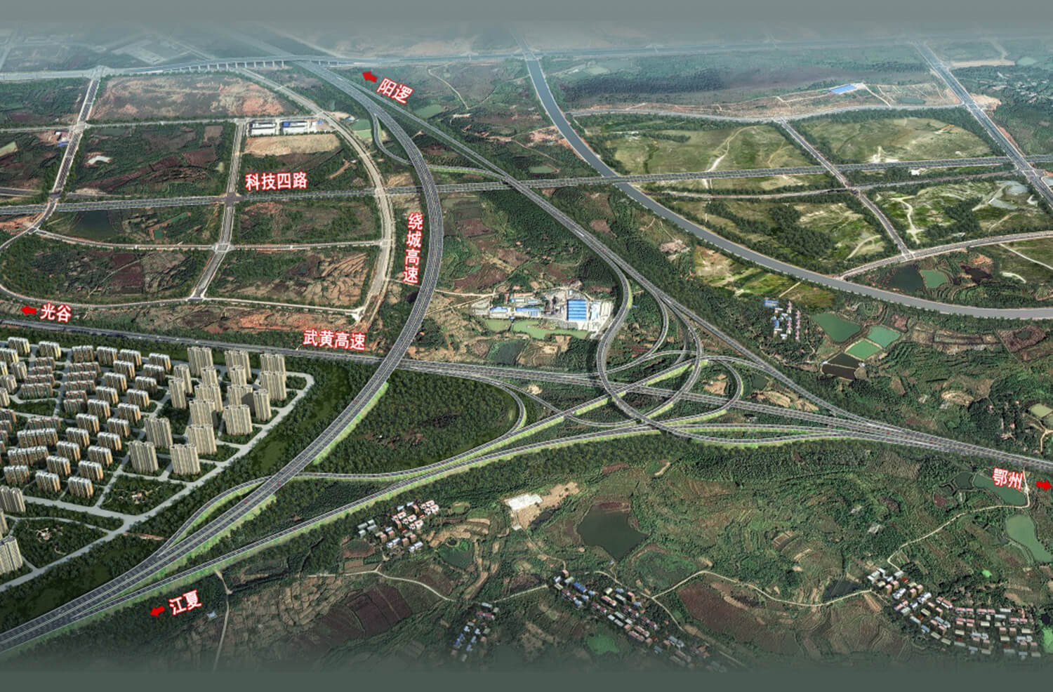 武汉绕城高速公路中洲至北湖段改扩建工程