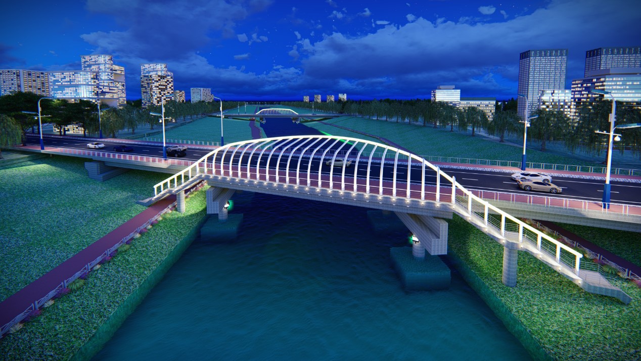 容东片区E3、N4路穿湖隧道机电工程等附属工程及容东片区桥梁景观